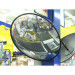 Сферическое обзорное зеркало, диаметр 430 мм, чёрный кант