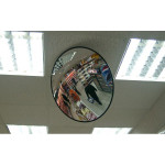 Сферическое обзорное зеркало, диаметр 510 мм, чёрный кант