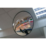Обзорное зеркало для магазина, диаметр 805 мм, чёрный кант