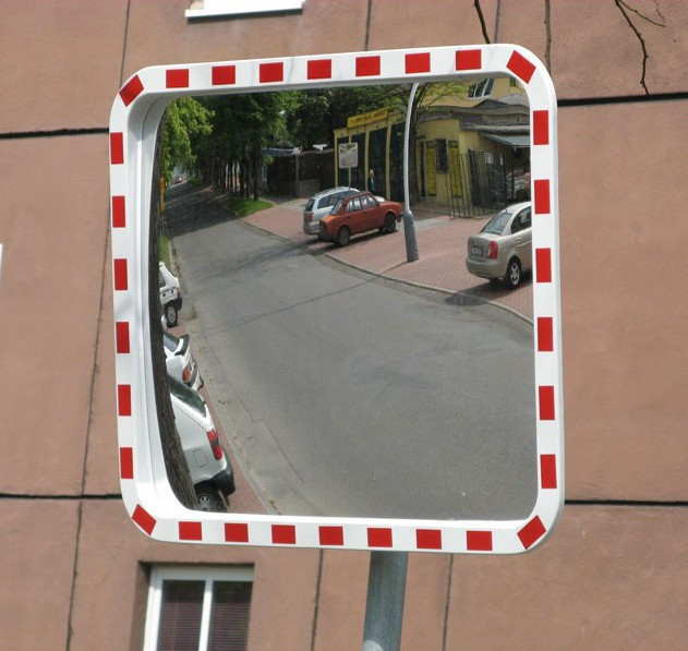 Зеркало дорожное 600х800 мм, прямоугольное