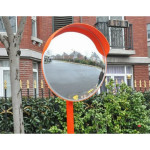 Зеркало дорожное с козырьком, диаметр 1000 мм