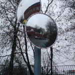 Уличное зеркало, диаметр 630 мм