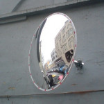 Уличное зеркало сферическое, диаметр 950 мм